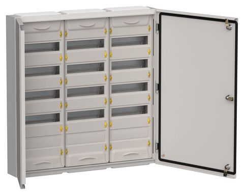 TITAN 5 Корпус мет. ЩРн-180 (3х60) 835х830х140 IP54 сер IEK