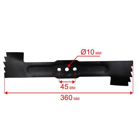 Нож для газонокосилки оригинальный DDE LMB3840 BlueTec (909-297-027)