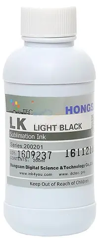 Чернила сублимационные DCTEC серии 200201 - Light Black (серый) - 200 мл
