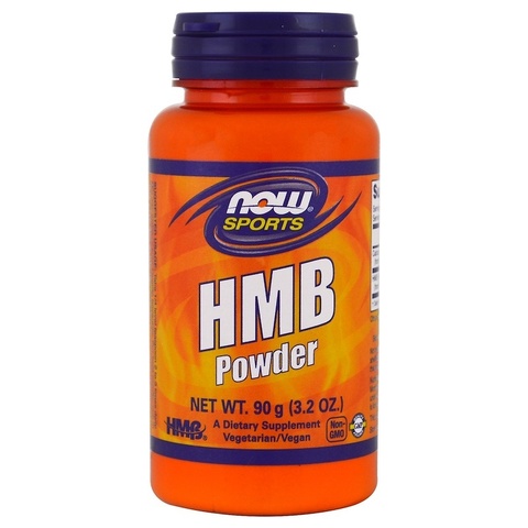 Now Foods, Питание для физической активности, гидроксиметилбутират в форме порошка, 3,2 унции (90 г)