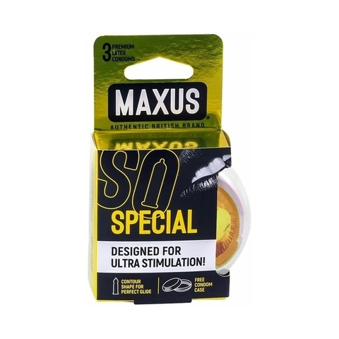 MAXUS AIR Special №3 Презервативы в железном кейсе точечно-ребристые