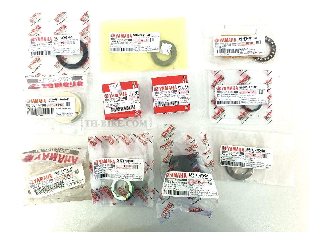 STEERING STEM BEARING SET, Yamaha NMAX155 2021 (OEM) buy OEM spare