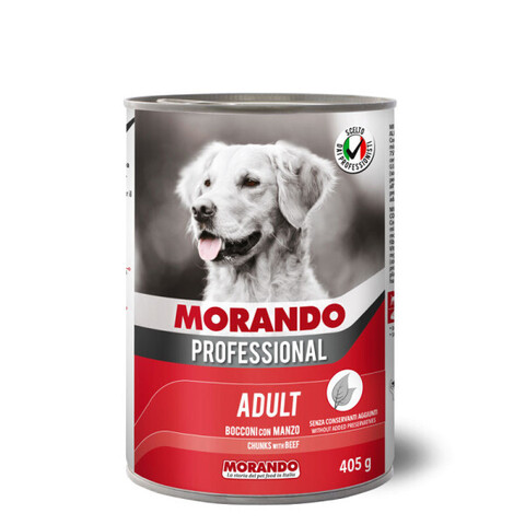 Morando Professional консервы для собак с говядина с кусочками 405 г