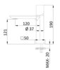 Remer EG610BG Смеситель для раковины Edge EG610BG, золото брашированное, шт
