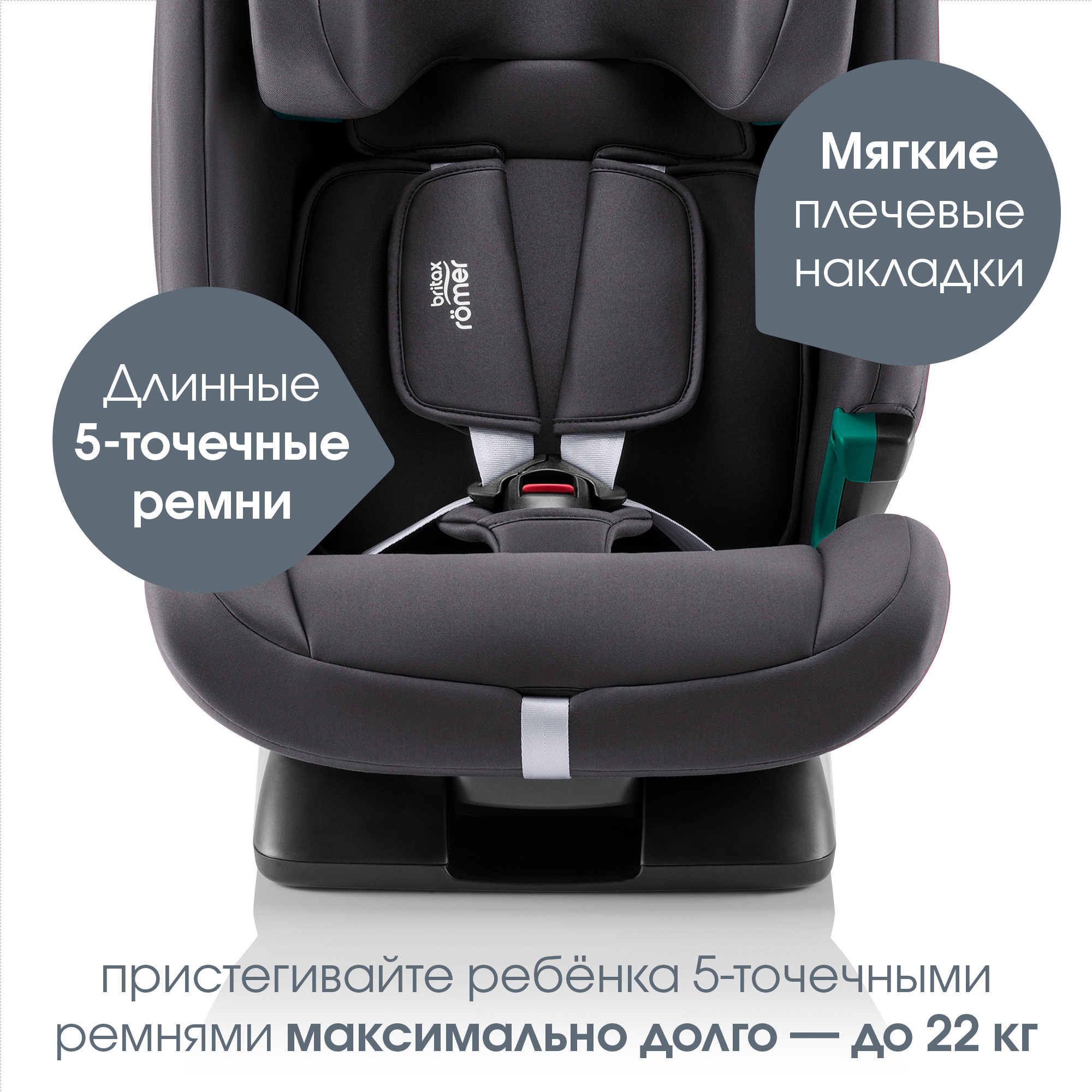 Britax Roemer EVOLVAFIX, Midnight Grey