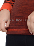 Терморубашка из шерсти мериноса Norveg Climate Control Orange детская