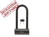 Велозамок FORCE U-lock 30см x 14,5см сталь, серо-черный