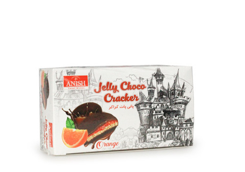 Печенье с апельсиновой начинкой Чоко Крекер, 120г