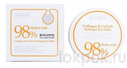 Гидрогелевые патчи для глаз Ptitfee Collagen & Q10 Hydrogel Eye Patch, 60 шт