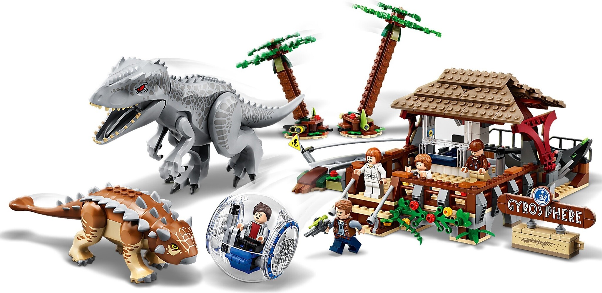 LEGO Jurassic World Индоминус-рекс против анкилозавра 75941 купить в Москве  | Доставка по России.