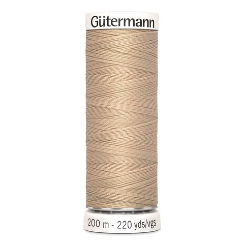 Нить Sew-All 200 м, Gutermann, 186 крем-брюле