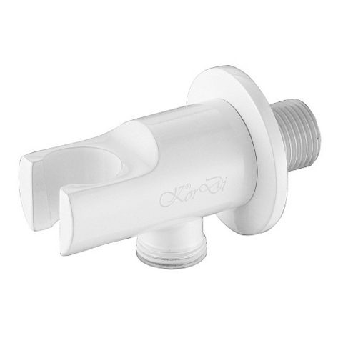 KorDi KD ER1102 White Шланговое подсоединение с держателем