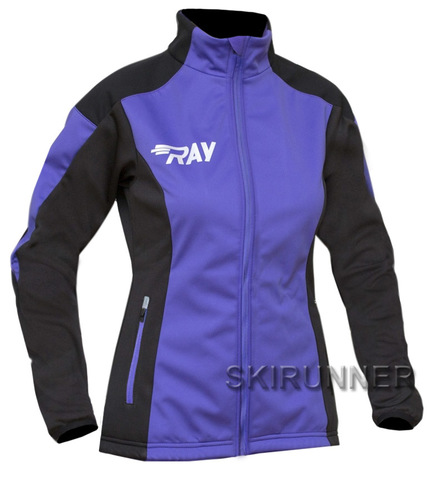 Утепленная лыжная куртка Ray Race WS Purple-Black женская