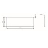 Am.Pm W94A-150-070W-P X-Joy панель фронтальная для ванны 150х70