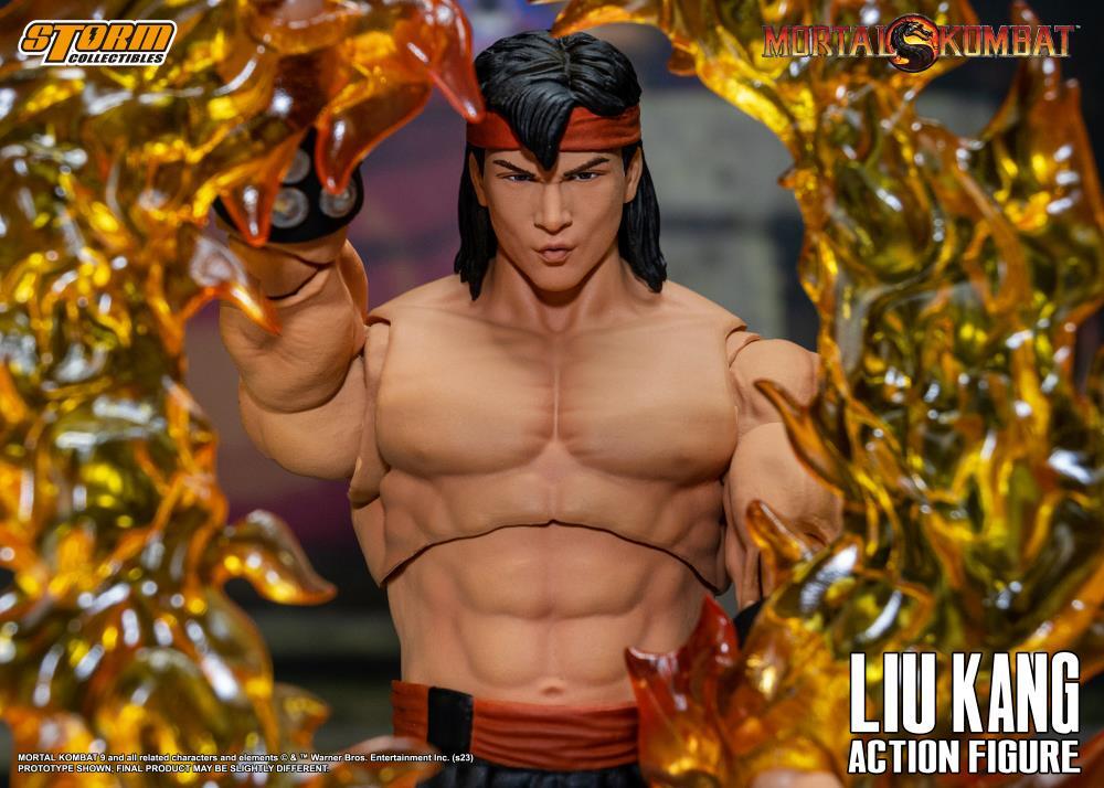 Фигурка Лю Кан и Дракон масштаб 1/12 Мортал Комбат Exclusive Storm Collectibles
