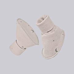 Утеплённые пинетки Mjölk White Sand Moons