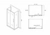 Abber Schwarzer Diamant AG30150BH-S70B-S70B Душевой уголок, 150x70x195