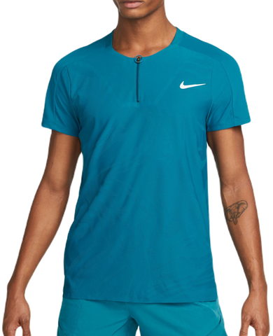 Теннисное поло Nike Court Dri-Fit Adventage Slam Tennis Polo - green abyss/white