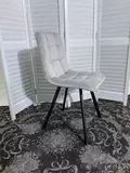 фото 3 Стул CHILLI SQUARE BLUVEL-03 LIGHT GREY, велюр М-City на profcook.ru