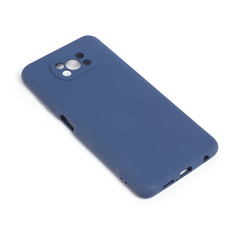 Чехол для телефона X-Game XG-HS44 для POCO X3/X3 Pro Силиконовый Тёмно-синий