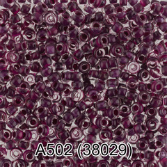 Бисер Чехия "GAMMA" круглый 1 10/0 2.3 мм A502 бордовый ( 38029 )