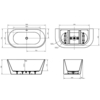 BelBagno BB710-1500-750 Акриловая ванна BelBagno BB710-1500-750
