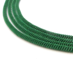 Канитель мягкая, витая KAN/DN, 3 мм, матовый, изумруд