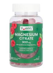 YumVs цитрат магния, со вкусом малины, 900 мг, 90 жевательных мармеладок (300 мг в 1 жевательной таблетке)