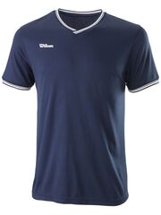 Теннисная футболка Wilson Team II High V-neck Men - team navy