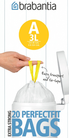 Пакет пластиковый 3л 20шт, артикул 311727, производитель - Brabantia