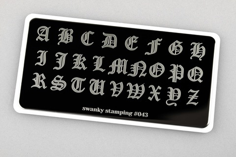 Пластина Swanky Stamping 043