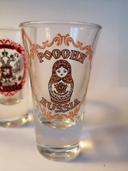 Стопки тюльпан с Российской тематикой