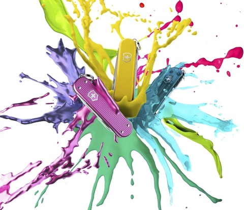 Нож-брелок Victorinox Classic SD Transparent Colors, Sky High (0.6223.T61G)