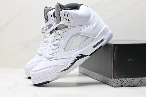 Air Jordan 5 'White Black' 