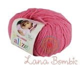Пряжа Alize Baby Wool 33 розовый