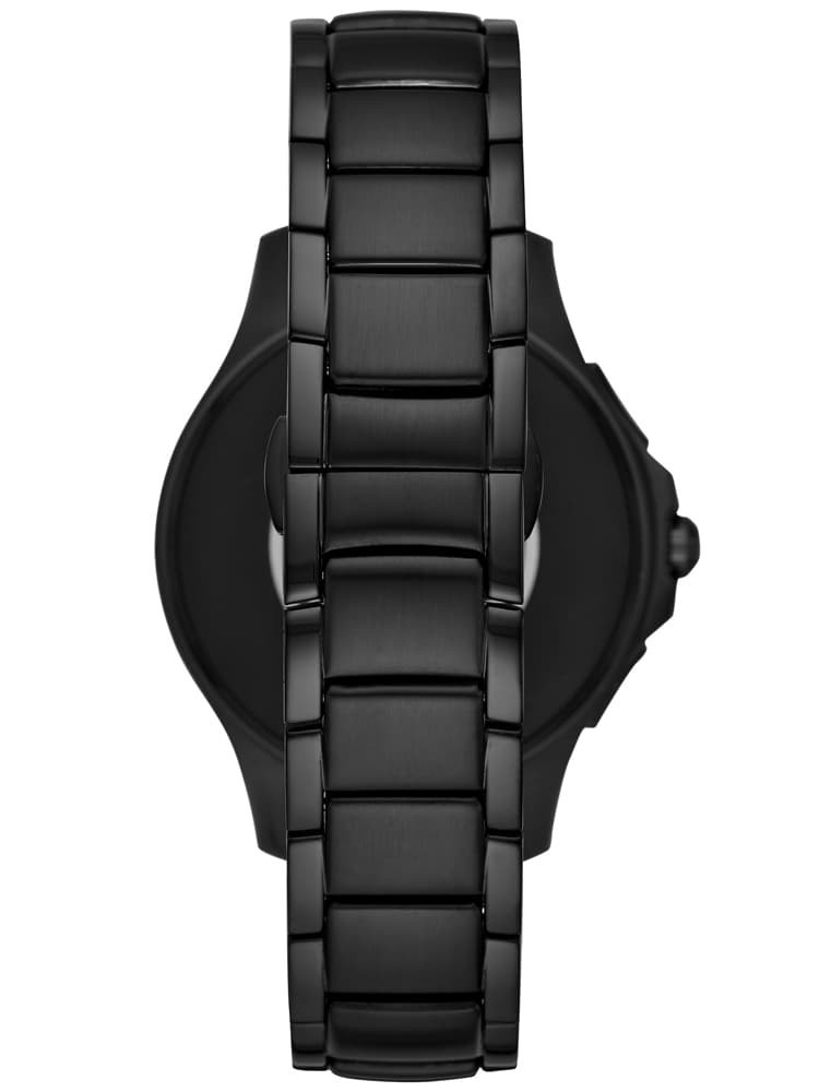 emporio armani black ip smartwatch