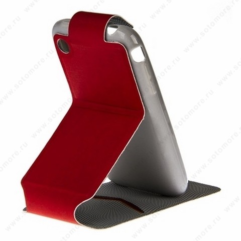 Чехол-флип Kooso Melkco для iPhone 3Gs/ 3G - Kooso Koka Flip case Red
