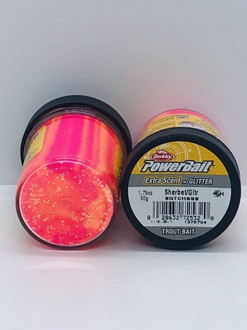 Паста Berkley EXTRA SCENT TRTBT 50G CHEESE SHERBET GLITTER 1633589 (СЫР) щербет с блёстками 6шт/уп (#4)
