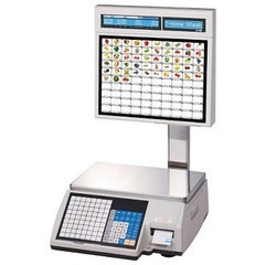 CAS CL-5000J-15IS весы с печатью этикетки, Ethernet