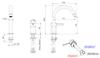 Remer MC57BR Смеситель для раковины Remer Metrica MC57BR, бронза масляная