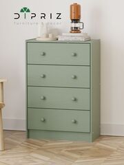 Dipriz Комод Раст 4 ящика из сосны, 62х30х90, эвкалипт