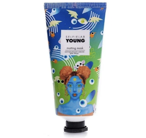 Маска для лица матирующая 50мл Young