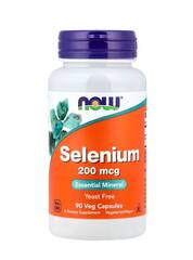 NOW Foods Селен, 200 мкг, 90 растительных капсул
