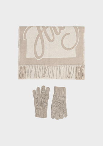 Палантин и перчатки HUGO Sabryna Set