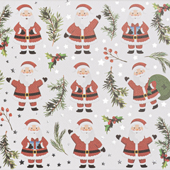 Коробка одиночная, Прямоугольник, Новогодняя пора, Ассорти, Металлик, 37*27*11 см, 1 шт.