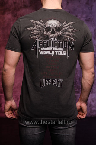 Affliction | Футболка двусторонняя мужская AC REMAINS A21371 обратная сторона спина