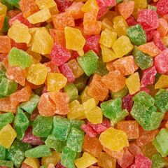 Цукаты папайя (кубики цветные), 100 г