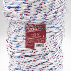 51-2-012 Фал плетеный полипропиленовый 24-прядный, 1000кгс, сердечник полипропилен, д.12мм, бухта100м РемоКолор