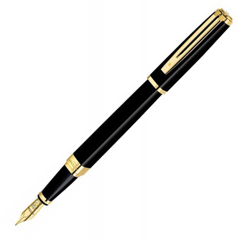 Ручка перьевая Waterman Exception Black GT, M (S0636940)