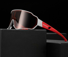 Спортивные очки с поляризацией Rockbros 10162 white-red-brown - 2